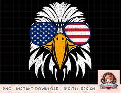 4th of July Bald Eagle Patriotic American Flag Glasses png, instant download, digital print