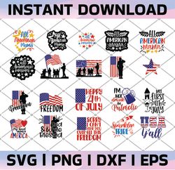 4th of July SVG Bundle, July 4th svg, Independence Day, 4th of July png, America Svg, USA Flag svg, Patriotic SVG