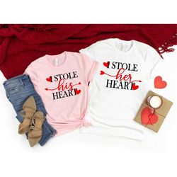 Couples Matching Valentines Day Shirt,  Happy Valentines Day shirt, Cute Valentines Days Gift, Matching Couples Shirt, C