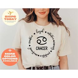 Cancer Zodiac Shirt, Cancer Zodiac Gift, Cancer Horoscope Shirt, Cancer Astrology Shirt, Cancer Sign Shirt, Zodiac Shirt