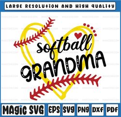 softball svg, softball grandma svg, softball heart svg, softball svg  design, softball cut file, softball grandma cut