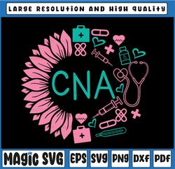 Sunflower Nurse Life, CNA SVG Medical Tool Svg, Love Sunflower, Bundle CNA Life, Life Cricut,Digital Download Svg/Png/Pd