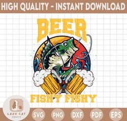 Beer Fishy Fishy PNG for sublimation, Fishing Lovers Png, Beer Drinking, Funny Beer Quotes png, Fisherman