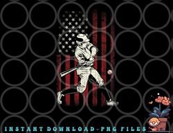 American Flag Baseball Team Gift for Men Boys png, digital download copy