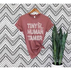 Tiny Human Tamer Shirt, Teacher T-shirts, Daycare Provider Gifts, Kindergarten Squad Tees, Preschool Squad Shirts, Presc