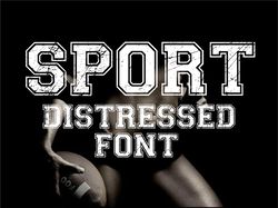 Sports Distressed font OTF, College distressed font OTF, Varsity Distressed font installable | DIY Projects |
