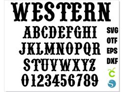 Western Font OTF, Western Font SVG | Cowboy Font SVG, Western letters SVG, Western Font for cricut, Western Alphabet Svg