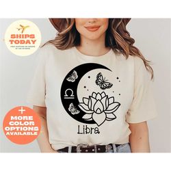 Libra Zodiac Shirt for Women, Libra T Shirt, Libra Constellation Tshirt for Her, Libra Astrology Shirt, Birthday Gift fo