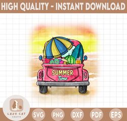 Summer Time Truck PNG File, I Love Summer PNG File,Summer Truck, Truck Beach, Truck Png, Beach Png,Sublimation Designs D