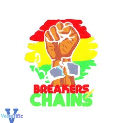 Juneteenth Breakers Of Chains PNG Sublimation Design