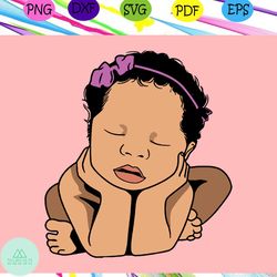 Baby girl sleeping, baby svg, love svg, baby svg, baby gift, cute baby svg, family svg, family shirt, family gift, mom g