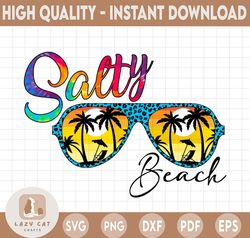 Salty Beach Sunglasses PNG Print File for Sublimation Or Print, Retro Sublimation, Summer, Beach Designs, Vintage, Leopa