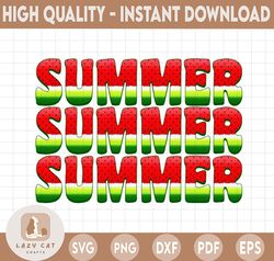 Summer Summer Summer PNG, Sublimation Designs Download, Digital, Watermelon, PNG