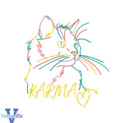 Taylor Swift Karma Is A Cat SVG Graphic Design Files