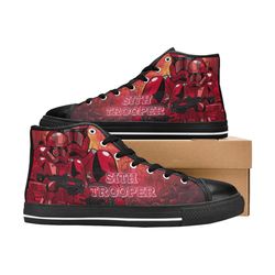 Star Wars Sith trooper High Canvas Shoes for Fan, Women and Men, Star Wars Sith trooper High Top Canvas Shoes, Star Wars
