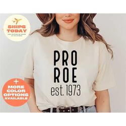 Pro Roe 1973 Shirt, Pro Choice Shirt, Pro Roe Shirt, Equality Shirt, Womens Rights Shirt, Roe V Wade Shirt, Feminism, 19