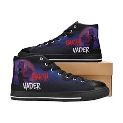 Star Wars Darth Vader High Canvas Shoes for Fan, Women and Men, Star Wars Darth Vader High Top Canvas Shoes, Sneaker