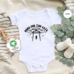 funny aliens toddler shirts, cute cat graphic tees, birthday gifts for kids, cat are aliens baby onesie, animal youth sh