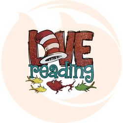 love reading cat in the hat png for cricut sublimation files
