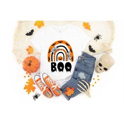 Halloween Boo Shirt,Halloween Rainbow shirt,Halloween Party, Halloween T-shirt,Hocus Pocus Shirt,Halloween Funny Tee,Hal