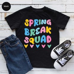 Spring Break Squad Onesie, Vacation Toddler Shirt, Girls Trip Bodysuit, Spring Travel Onesie, Beach Tees, Spring Break G
