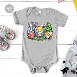 Easter Shirts For Kids, Gnome Baby Onesie, Easter Youth Clothing, Easter Gifts, Easter Baby Bodysuit, Gifts For Kids, Gn