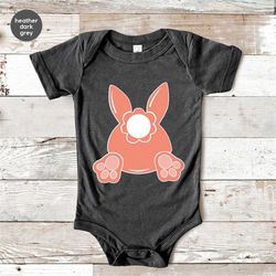 funny easter toddler shirt, cute bunny onesie, kids easter gift, kids easter bunny tee, easter baby girl bodysuit, happy