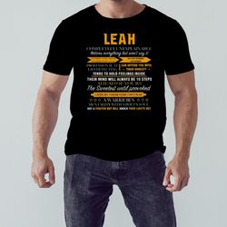 Leah Completely Unexplainable Shirt, Unisex Clothing, Shirt For Men Women, Graphic Design, Unisex Shirt