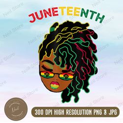 Juneteenth Tshirt Women Loc'd Hair Remembering My Ancestors Png, PNG High Quality, PNG, Digital Download