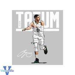 Jayson Tatum Fans Basketball Player SVG Graphic Design Files