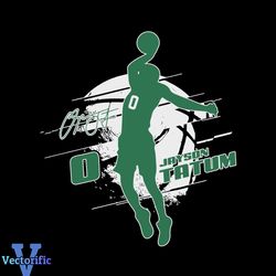 Jayson Tatum 0 Boston Celtics Player SVG Graphic Design Files