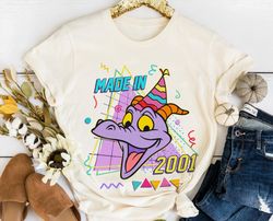 Custom Retro 90s Figment Dragon Birthday Shirt