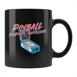 Pinball Mug, Pinball Gift, Pinball Lover Mug, Pinball Lover Gift, Arcade Pinball Mug, Arcade Addict Gift, Pinball Coffee