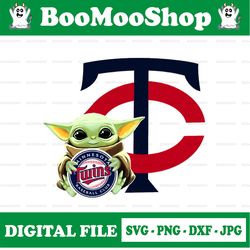 Baby Yoda with Minnesota Twins Baseball PNG,  Baby Yoda MLB png, MLB png, Digital Download