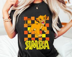 Disney Simba Checkerboard Shirt / Disney The Li