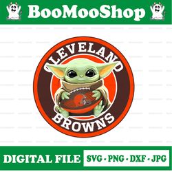 Baby Yoda with Cleveland Browns NFL Png,  Baby Yoda NFL png, NFL png, Sublimation ready, png files for sublimation