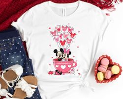 Mickey and Minnie Mouse Valentine Balloon Tea C