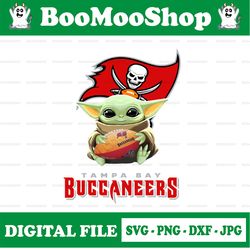 Baby Yoda with Tampa Bay Buccaneers NFL png,  Baby Yoda NFL png, NFL png, Sublimation ready, png files for sublimation