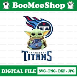 Baby Yoda with Tennessee Titans NFL png,  Baby Yoda NFL png, NFL png, Sublimation ready, png files for sublimation