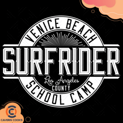 Venice Beach Surf Rider Svg, Camping Svg, Surf Rid