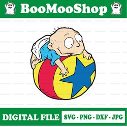 Tommy Pickles Rugrats SVG, png,eps, dxf, Cricut, Silhouette Cut File, Instant Download