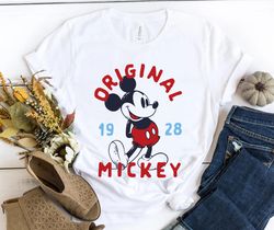 Original Mickey 1928 Shirt Retro 90s Mickey Mou