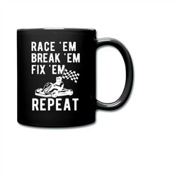 Racing Gift, Racer Mug, Go Kart Mug, Race Gift, Drag Racing Mug, Racing Mug, Go Kart Gift, Go Kart Racer Mug, Go Kart Ra
