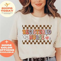 RN Nurse Shirt, Registered Nurse Shirt, Nursing School Shirt, Nurse Shirt, Cute Nurse Shirt, Nurse Appreciation Gift, Sh