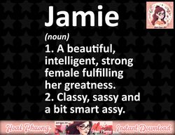 JAMIE Definition Personalized Name Funny Christmas Gift png, instant download