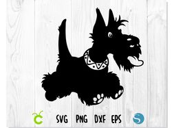 Dog Scottish Terrier SVG | Scottish Terrier svg, Scottish Terrier vector, Scottish Terrier dxf, Scottish Terrier png