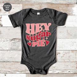 Valentines Day Baby Bodysuit, Gift for Valentines, Baby Onesie, Valentines Toddler Tee, Valentines Gift for Kids, Hey Su