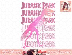 Jurassic Park Dino Skeleton Gradient Text png, instant download