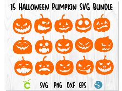 Halloween Pumpkin SVG Bundle | Halloween Pumpkin set vector files, Pumpkin clipart, Pumpkin Cut File, Pumpkin svg files