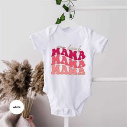 Valentines Day Toddler Shirts, Mother's Day Gifts, Baby Bodysuit, Mothers Day Youth Shirts, Cute Mama Onesie, Gift for M